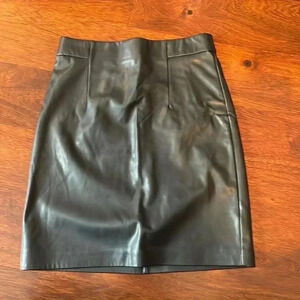 Dynamite faux leather mini skirt